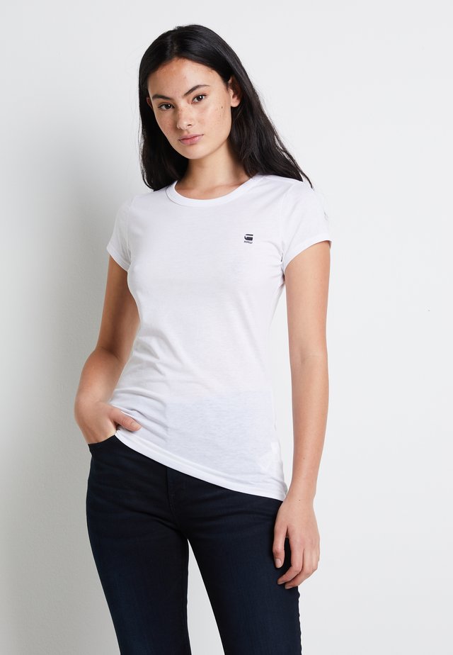 EYBEN SLIM - T-Shirt basic - white