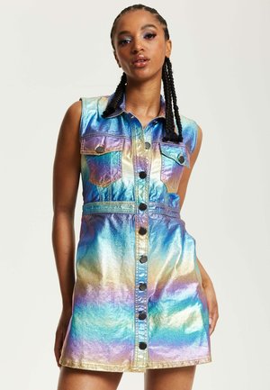 METALLIC RAINBOW  - Shirt dress - multicoloured
