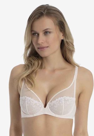 MIT TIEFEM DEKOLLETÉ - Triangle bra - nude