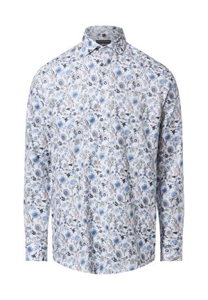 Overhemd - weiß hellblau