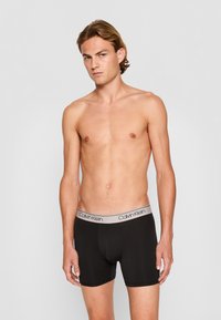 Calvin Klein Underwear 3 PACK  - Ozke boksarice - black/ash/mediterranea