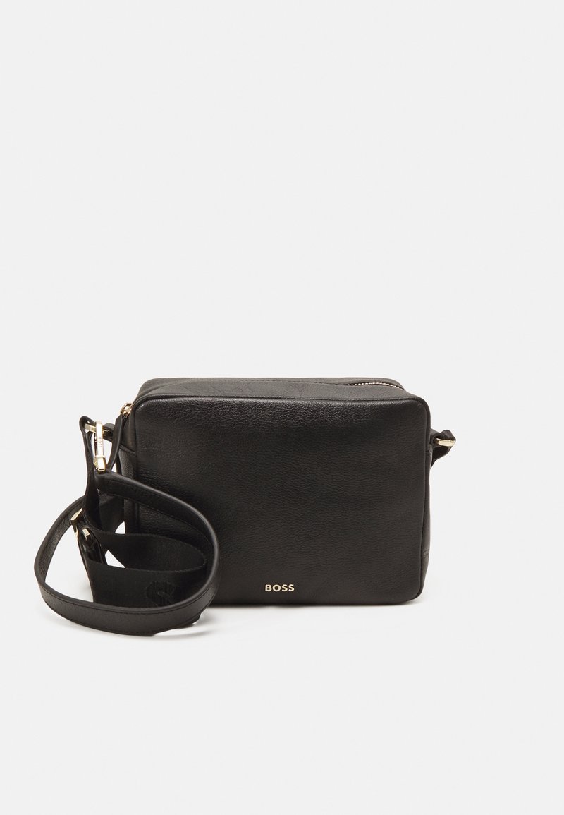 BOSS - ALYCE CROSSBODY - Soma ar siksnu pāri ķermenim - black, Palielināt