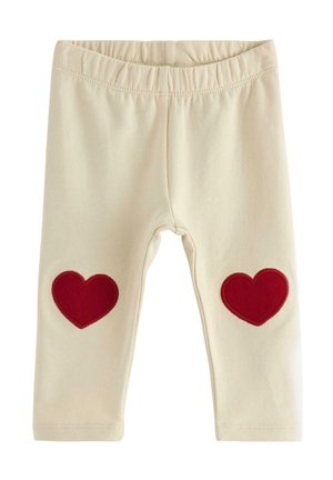 WITH BRUSHED INSIDE - Leggings - Byxor - light beige