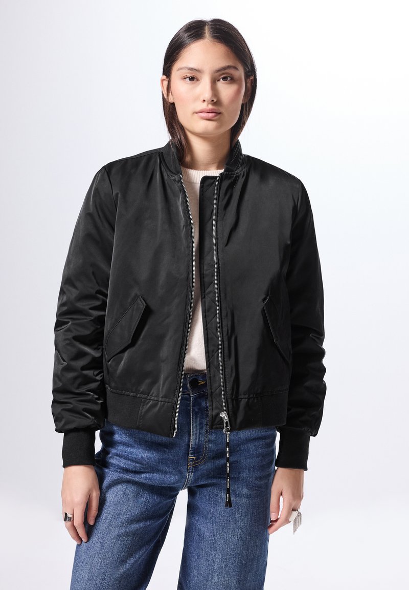 Street One Studio Zip-up sweatshirt - schwarz