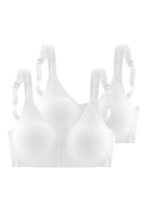 LASCANA 2 PACK - Triangel BH - weiß  weiß