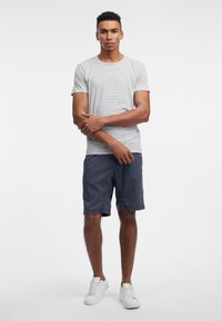 Ragwear PAULLO STRIPE  - Camiseta estampada - navy