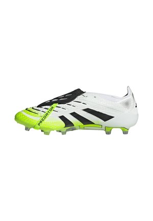 PREDATOR ELITE - Fußballschuhe Kunstrasen - white/core black/lucid lemon