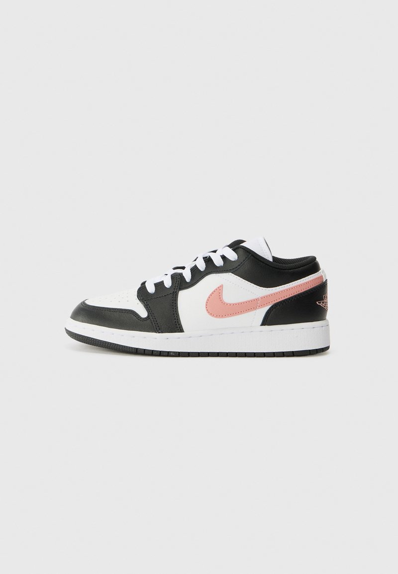 pink jordan black rose