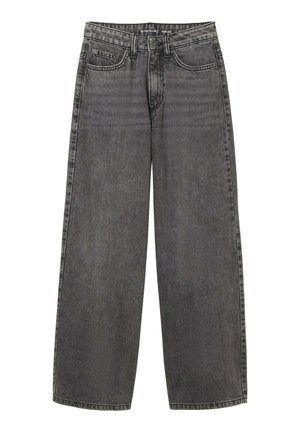TTWIDELEG - Flared jeans - used mid stone grey denim
