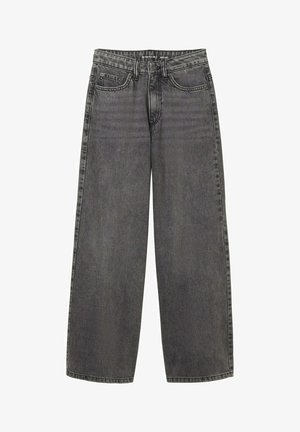 TTWIDELEG - Trapezaste traperice - used mid stone grey denim