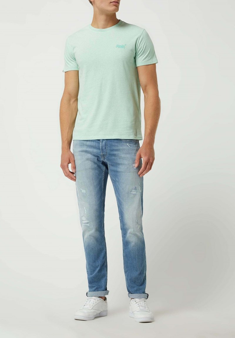 Herren T-Shirts basic | Superdry T-Shirt basic mint meliert/mint - XN51322 Herren T-Shirts basic | Superdry T-Shirt basic mint meliert/mint - XN51322