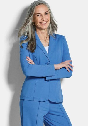 MIT REVERSKRAGEN - Blazer - blue