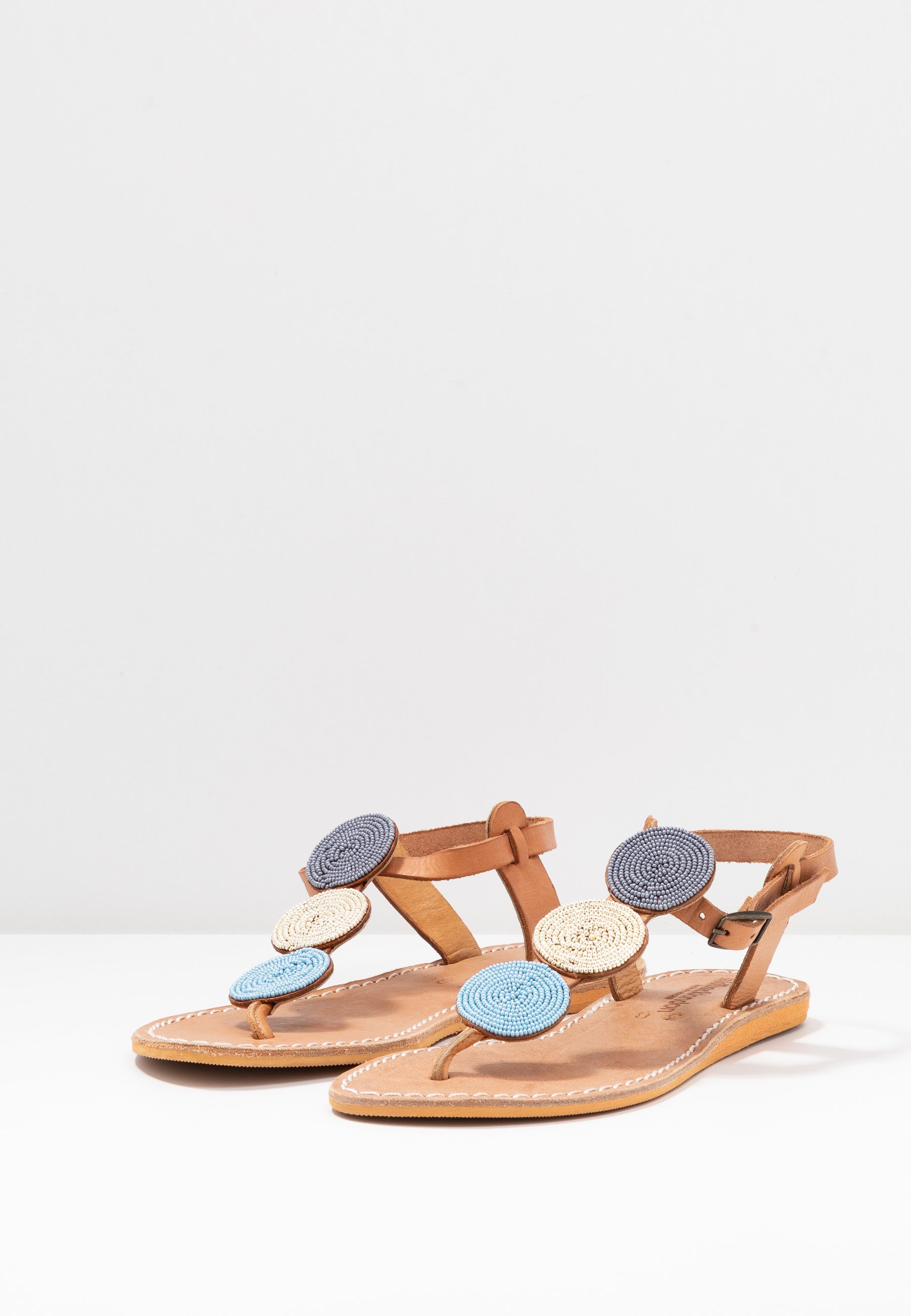 laidbacklondon SIMBA FLAT - Flip Flops - light brown laidbacklondon SIMBA FLAT - Flip Flops - light brown