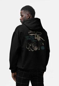 Henry Tiger BOWLING NEW YORK LANES - Jersey con capucha - black