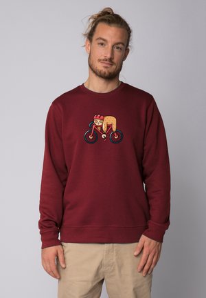 SLOTH - Sweatshirt - burgundy