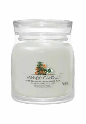 YANKEE CANDLE SIGNATURE MEDIUM JAR WOODLAND WEEKEND MEMORIES 368G - Doftljus - grey