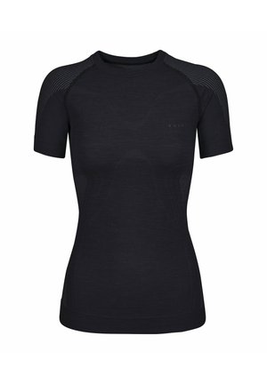 FALKE, WOOL-TECH LIGHT WARM AND COLD TEMPERATURES - T-Shirt print - black