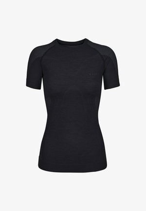 FALKE, WOOL-TECH LIGHT WARM AND COLD TEMPERATURES - T-Shirt print - black