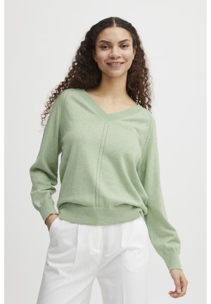 OLINEA VNCK  - Pullover - smoke green melange