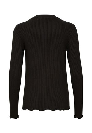 Kaffe, KADREW LONG SLEEVE - Langarmshirt - black deep