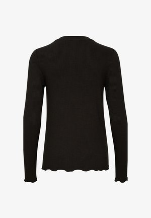 Kaffe, KADREW LONG SLEEVE - Langarmshirt - black deep