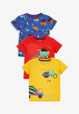 3 PACK SHORT SLEEVE CONSTRUCTION VEHICLE - T-shirt con stampa - blue