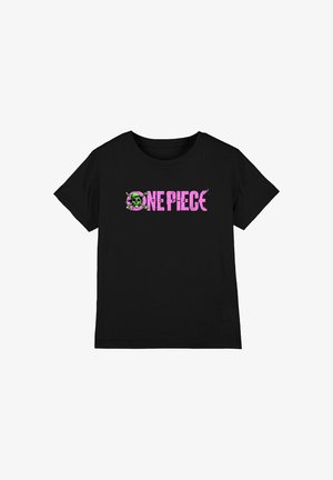 NETFLIX, ONE PIECE LUFFY JOLLY ROGER BRIGHT LOGO UNISEX - T-Shirt print - black