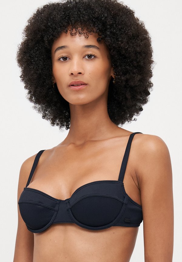 LOVE THE QUEEN - Bikini top - anthracite2