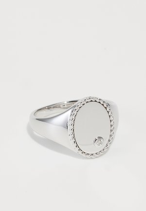 CHEVALIÈRE OVALE - Ring - white gold-coloured