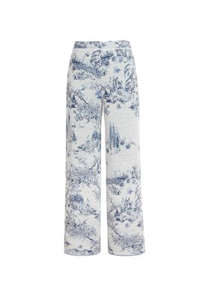 Ivko JACQUARD GARDEN NOSTALGIC PATTERN - Trousers - china blue