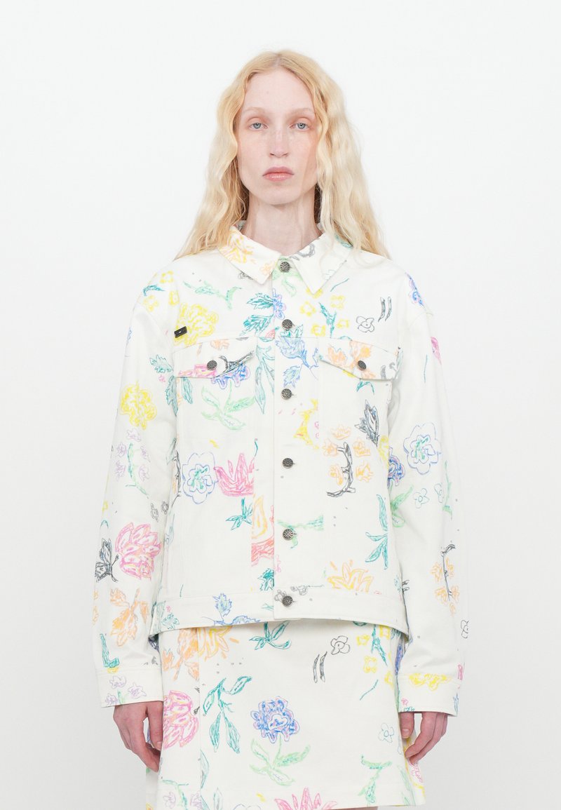 Soulland DECLAN JACKET - Jachetă din denim - white