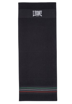 LEONE 1947, ASCIUGAMANO R FLAG COL 01 - Telo mare - screziato-mottled black