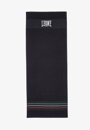 LEONE 1947, ASCIUGAMANO R FLAG COL 01 - Telo mare - screziato-mottled black