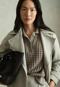 Reiss REIKA COLLARED - Poloshirt - stone