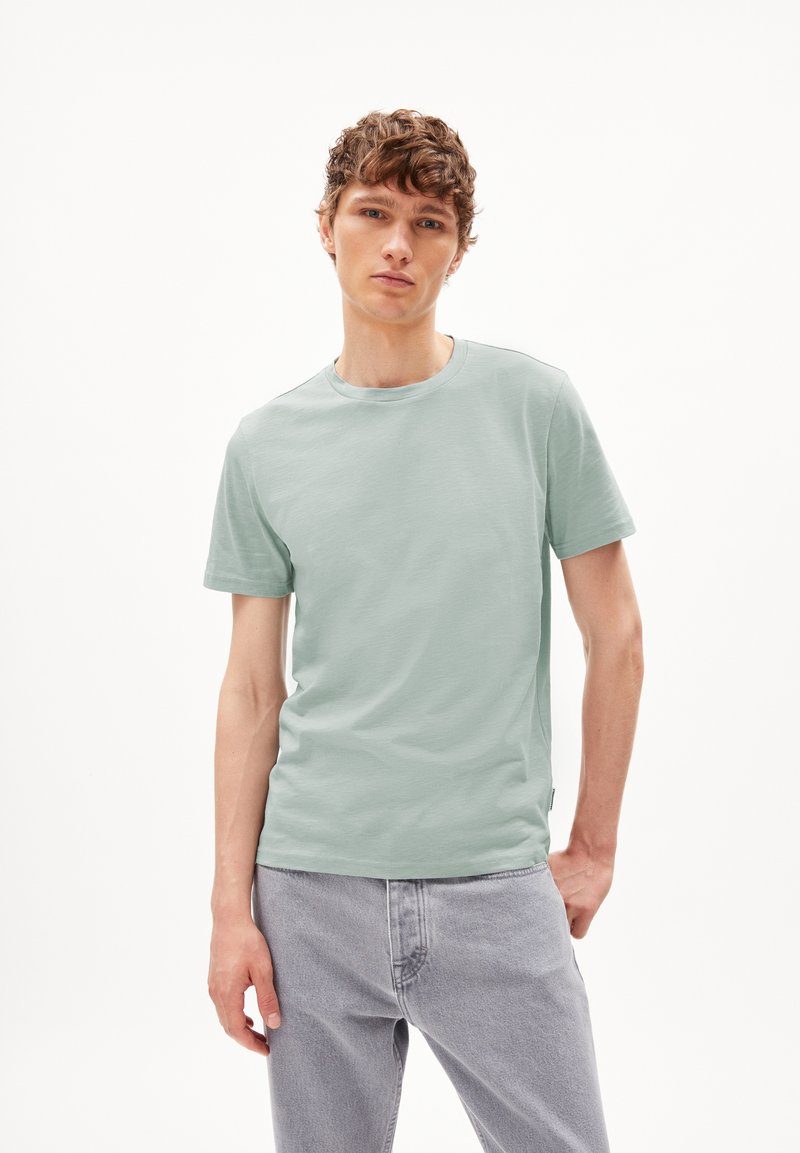 ARMEDANGELS JAAMEL STRUCTURE - T-Shirt basic - morning dew