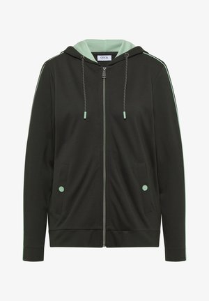 Cecil, KAPUZENJACKE MIT KONTRASTDETAILS - Sweat zippé - raw khaki