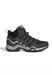Adidas Terrex SWIFT R2 MID GORE-TEX - Zapatillas de senderismo - core black/dgh solid grey/purple tint