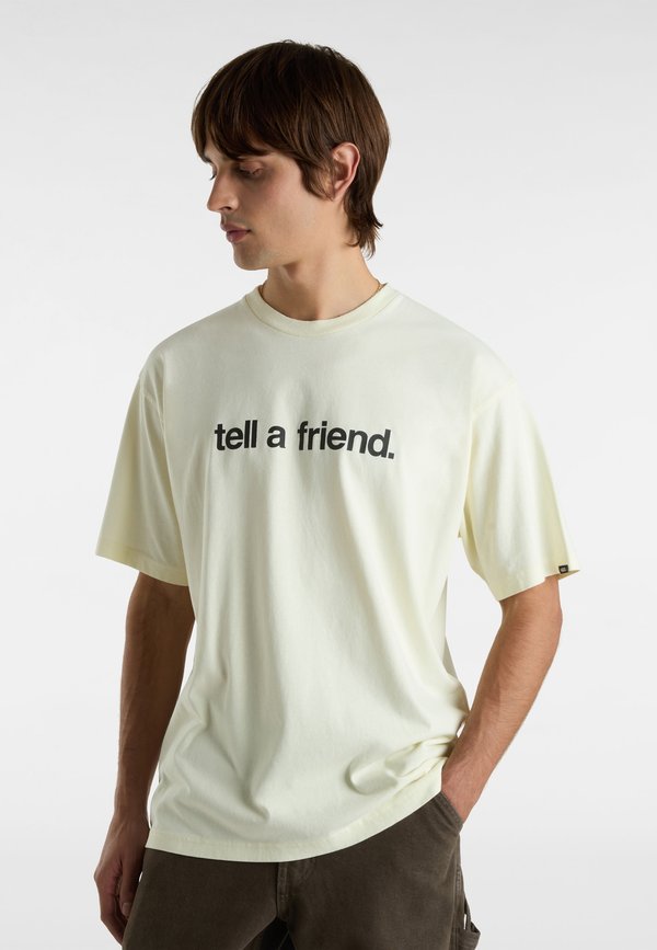 TELL A FRIEND LOOSE FIT - T-Shirt print - lemon icing