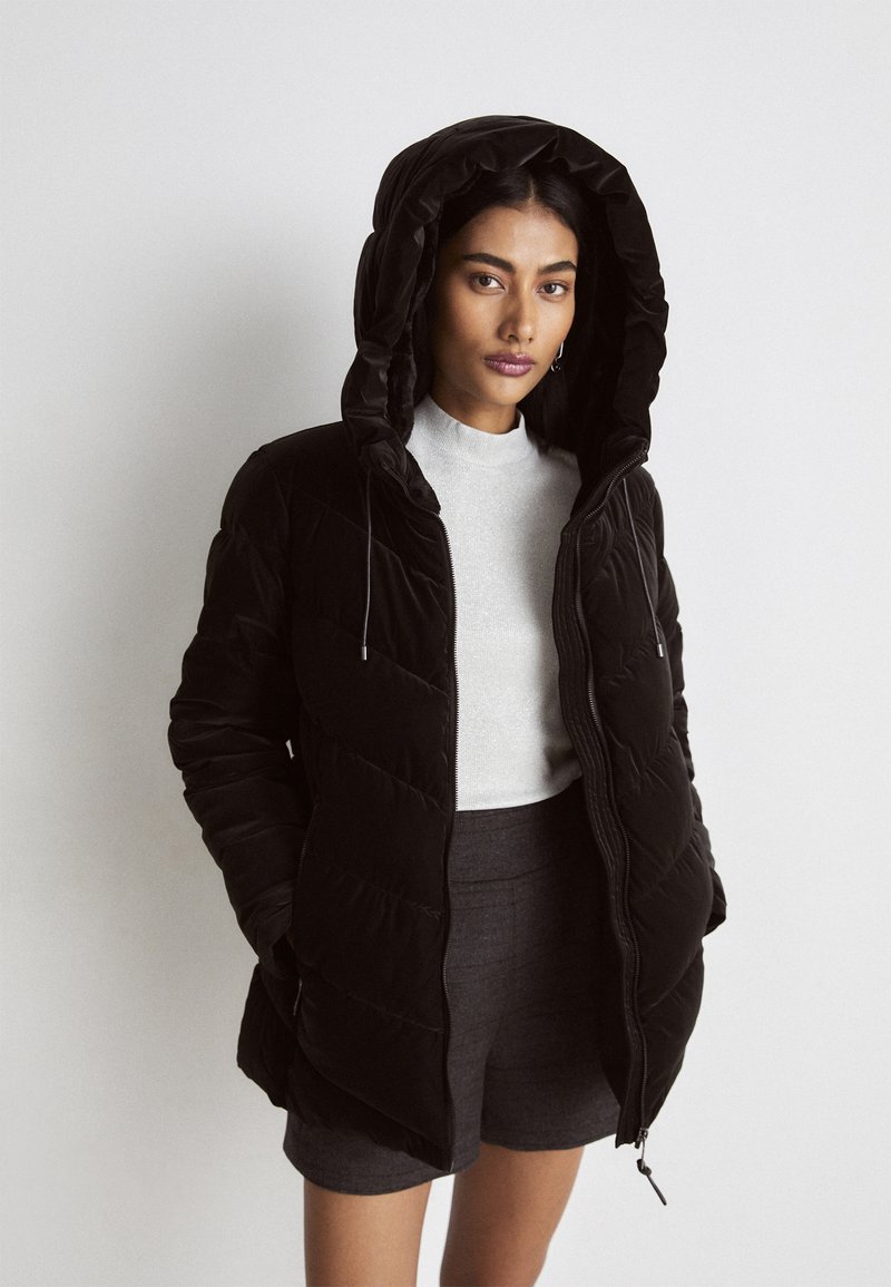 DKNY ZIP FRONT PUFFER Winter jacket black Zalando.de