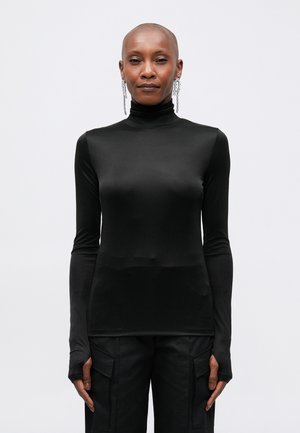 FITTED TURTLENECK - Bluză cu mânecă lungă - black