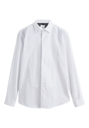 Next SLIM FIT - OCCASION PLEATED BIB DOUBLE CUFF - Pluus - white