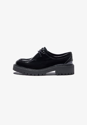 LEATHER - Schnürer - black