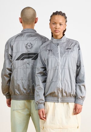 F1 OVERSIZED TRACK JACKET UNISEX - Training jacket - team silver