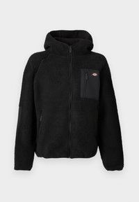 CENTRAL HOODED - Fleece jacket - black