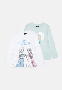 Friboo FROZEN LONG SLEEVED TOP 2 PACK - Ilgarankovis viršutinės dalies drabužis - light blue/off-white