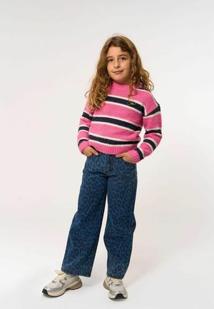The New PRIMA  WIDE - Jeans straight leg - medium blue denim aop