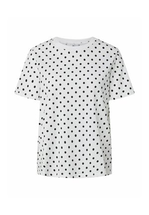 Pieces, T-SHIRT PCASHLEY DOTS - T-shirt imprimé - bright white
