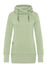 Ragwear PAYA DOTS - Sweat zippé - dark green/vert foncé