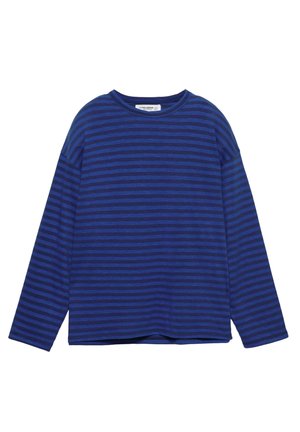 PULL&BEAR STRIPED  - Bluză cu mânecă lungă - blue
