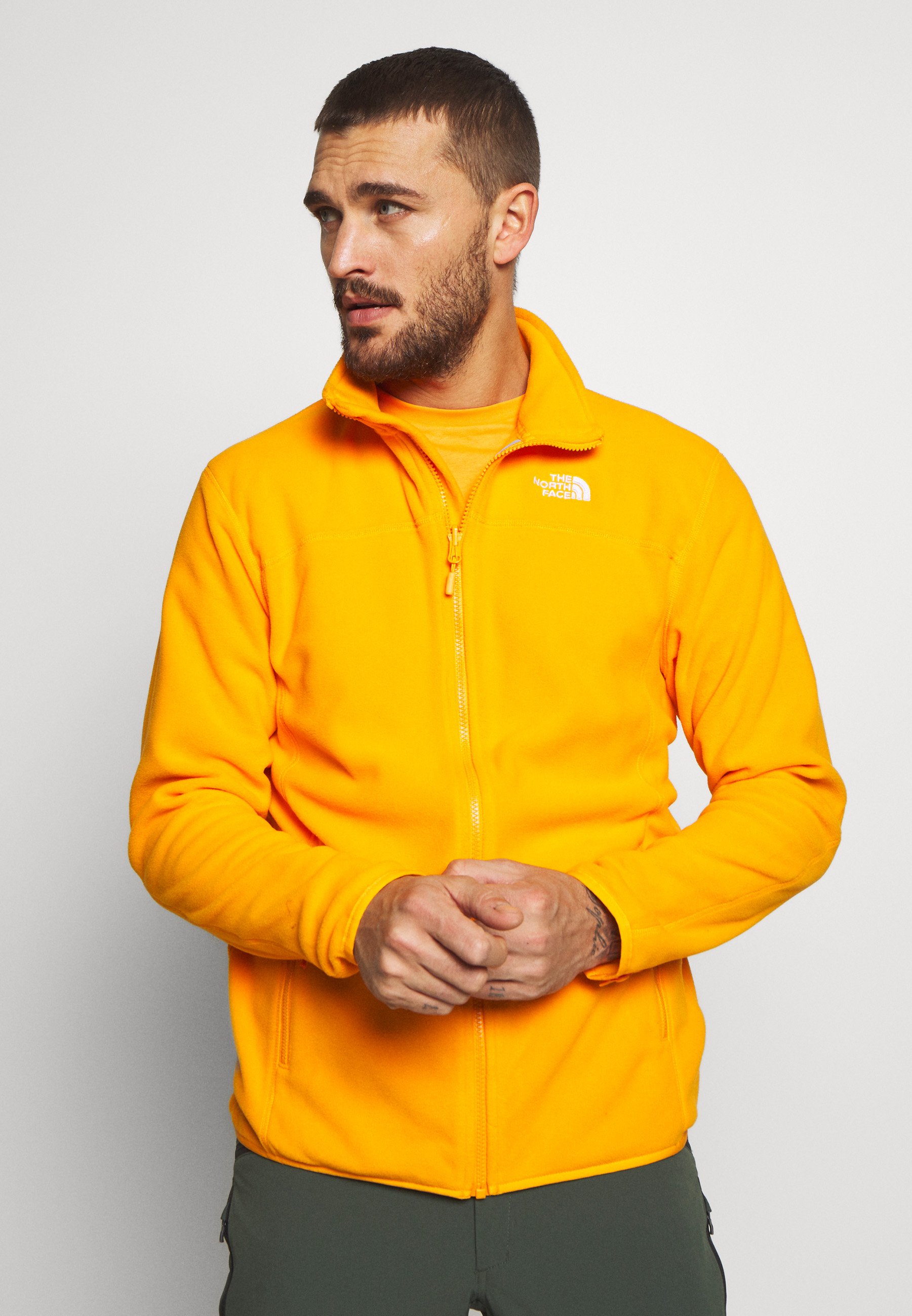 polaire orange the north face